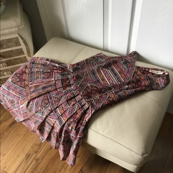 Altard State Fit Flare Dress Cut Out Back Pleated - Picture 8 of 8